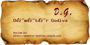 Dömötör Godiva névjegykártya